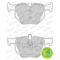 Тормозные колодки дисковые, комплект FERODO 716326 FDB1808 RZ374E 23 550 - Изображение 5