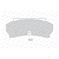 Тормозные колодки дисковые, комплект FERODO 721688 FVR302 FDB302 2036 6 - Изображение 2
