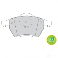 Тормозные колодки дисковые, комплект FERODO 21849 715885 FDB1055 2184 8 - Изображение 2