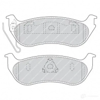 Тормозные колодки дисковые, комплект FERODO 716229 FDB1660 18S6O2I 24 355 - Изображение 2