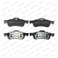 Тормозные колодки дисковые, комплект FERODO 2 3716 FDB1500 716106 23717 - Изображение 6