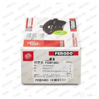 Тормозные колодки дисковые, комплект FERODO 716094 FDB1483 21 282 21487 - Изображение 7