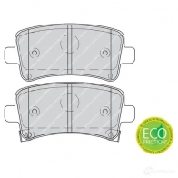 Тормозные колодки дисковые, комплект FERODO 716651 244 21 24422 FDB4209 - Изображение 2
