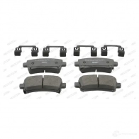 Тормозные колодки дисковые, комплект FERODO 716651 244 21 24422 FDB4209 - Изображение 3