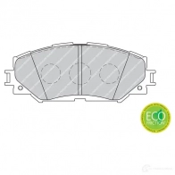 Тормозные колодки дисковые, комплект FERODO 243 36 FDB1891 716369 BQX6S8 - Изображение 2