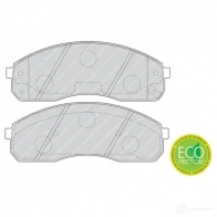 Тормозные колодки дисковые, комплект FERODO 716173 23 649 23650 FDB1595 - Изображение 2