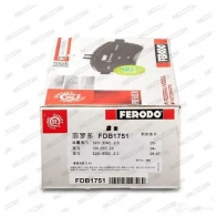 Тормозные колодки дисковые, комплект FERODO 23 935 716295 PECGLN4 FDB1751 - Изображение 4