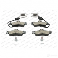 Тормозные колодки дисковые, комплект FERODO 716297 2341 0 FDB1753 VOXHP8P - Изображение 2