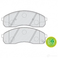 Тормозные колодки дисковые, комплект FERODO 23650 2 3649 FDB1990 716440 - Изображение 1
