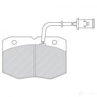 Тормозные колодки дисковые, комплект FERODO FVR713 290 38 FDB713 721738 - Изображение 2