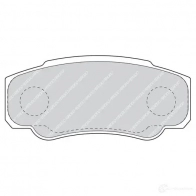 Тормозные колодки дисковые, комплект FERODO 239 21 721642 FVR1480 FDB1480 - Изображение 2
