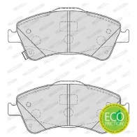 Тормозные колодки дисковые, комплект FERODO 716570 FDB4047 X9PH4F 2 4204 - Изображение 6