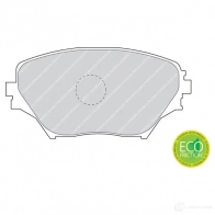 Тормозные колодки дисковые, комплект FERODO 23586 FDB1514 716120 2 3585 - Изображение 2
