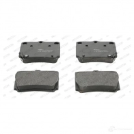 Тормозные колодки дисковые, комплект FERODO 23 593 23594 FDB1570 716161 - Изображение 2