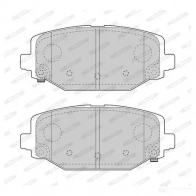Тормозные колодки дисковые, комплект FERODO 25 376 25377 FDB4778 716878 - Изображение 2