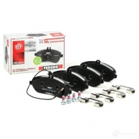 Тормозные колодки дисковые, комплект FERODO 24 595 24608 FVR1771 721662 - Изображение 2