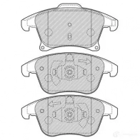 Тормозные колодки дисковые, комплект FERODO Ford Mondeo 5 (CNG, CD) Седан 2.0 TDCi Bi Turbo 210 л.с. 2015 – 2025 FDB4445 3R67XD 2415 3