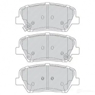 Тормозные колодки дисковые, комплект FERODO FDB4396 2575 7 Kia Carens (RP) 4 Минивэн 1.6 GDi 135 л.с. 2013 – наст. время 25758