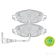 Тормозные колодки дисковые, комплект FERODO 2508 6 716790 25683 FDB4433 - Изображение 6