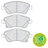 Тормозные колодки дисковые, комплект FERODO FDB4046 9T8VQG1 24 122 716569 - Изображение 2