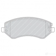 Тормозные колодки дисковые, комплект FERODO G0IY1SY 2 3638 716165 FDB1576 - Изображение 2