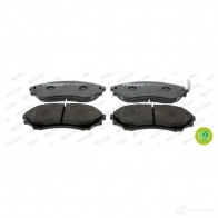 Тормозные колодки дисковые, комплект FERODO 716332 FDB1817 2 4353 24354 - Изображение 2