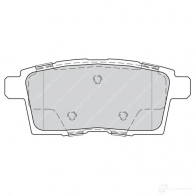 Тормозные колодки дисковые, комплект FERODO 8XC0XE 2 4545 FDB4366 716750 - Изображение 2