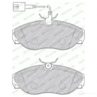 Тормозные колодки дисковые, комплект FERODO FVR1396 Fiat Ducato (230) 1 Фургон 1.9 D 68 л.с. 1998 – 2002 23602 21 797