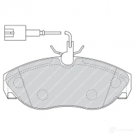 Тормозные колодки дисковые, комплект FERODO FVR1396 721634 23602 21 797 - Изображение 2