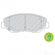 Тормозные колодки дисковые, комплект FERODO 23869 23 868 716227 FDB1658 - Изображение 2