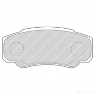 Тормозные колодки дисковые, комплект FERODO 716091 TDI75 8W FDB1480 5016687219777 - Изображение 2