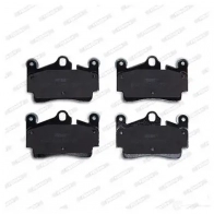 Тормозные колодки дисковые, комплект FERODO 2369 4 FDB1627 AF77U 716201 - Изображение 6