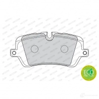 Тормозные колодки дисковые, комплект FERODO 716841 25 720 M470BG3 FDB4678 - Изображение 2
