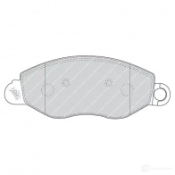 Тормозные колодки дисковые, комплект FERODO 23841 721639 2 3840 FVR1461 - Изображение 2