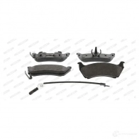 Тормозные колодки дисковые, комплект FERODO 231 90 FDB1608 0CRTOM4 716186 - Изображение 2