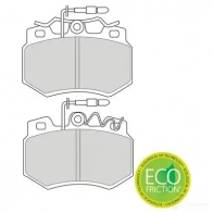 Тормозные колодки дисковые, комплект FERODO 716740 2 0923 FDB434 QDSVM - Изображение 2