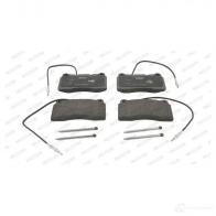 Тормозные колодки дисковые, комплект FERODO 716145 235 75 23576 FDB1545 - Изображение 2