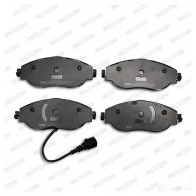 Тормозные колодки дисковые, комплект FERODO GI6VX7 716783 FDB4425 247 38 - Изображение 6