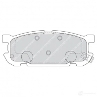 Тормозные колодки дисковые, комплект FERODO 2 3876 716298 FDB1754 CCJV3YE - Изображение 2