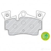 Тормозные колодки дисковые, комплект FERODO 716340 2 4010 WDJN36G FDB1835 - Изображение 2