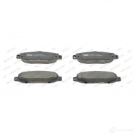 Тормозные колодки дисковые, комплект FERODO 716250 21 786 21787 FDB1684 - Изображение 2