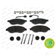 Тормозные колодки дисковые, комплект FERODO 244 68 FVR1924 A0HYH3 721676 - Изображение 12