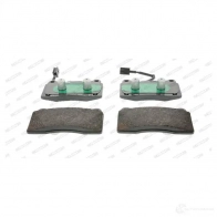 Тормозные колодки дисковые, комплект FERODO 716717 FDB4307 23756 2309 2 - Изображение 1