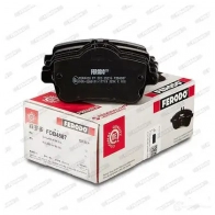 Тормозные колодки дисковые, комплект FERODO FDB4587 25216 716819 252 15 - Изображение 4