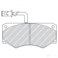 Тормозные колодки дисковые, комплект FERODO FVR709 721737 204 65 29012 - Изображение 2