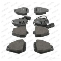 Тормозные колодки дисковые, комплект FERODO 21453 21 452 717166 FDB985 - Изображение 2