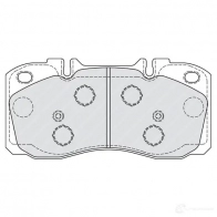 Тормозные колодки дисковые, комплект FERODO 721694 2 9122 FVR4038 YRWF62K - Изображение 3