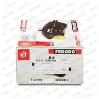 Тормозные колодки дисковые, комплект FERODO 24152 FDB4189 716634 241 51 - Изображение 3