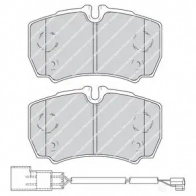 Тормозные колодки дисковые, комплект FERODO 721703 FVR4251 2912 3 GE616B - Изображение 2
