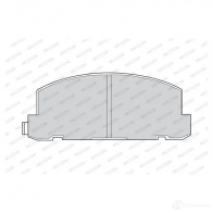 Тормозные колодки дисковые, комплект FERODO FVR505 721721 2088 0 FDB505 - Изображение 2